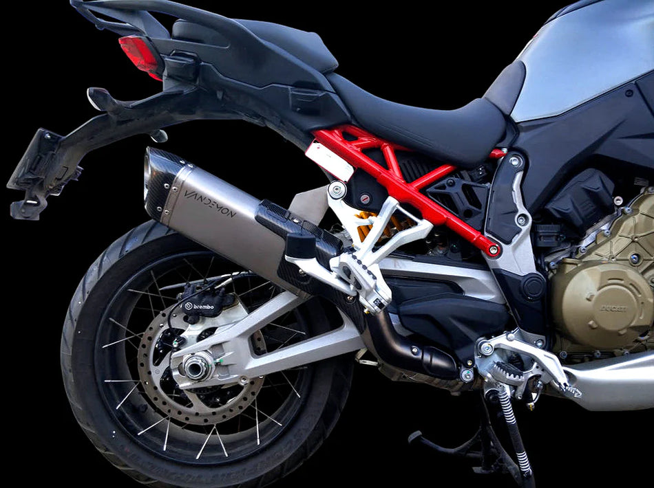 Vandemon - Ducati Multistrada V4 Bimodal Stealth Titanium Slip-On