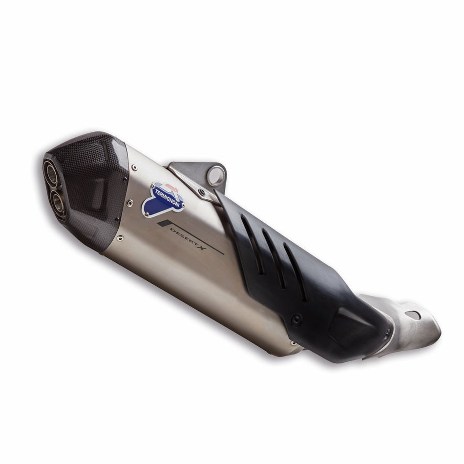 Termignoni Slip-On Silencer to suit Ducati Desert X (Homoglated) - 96482041BA
