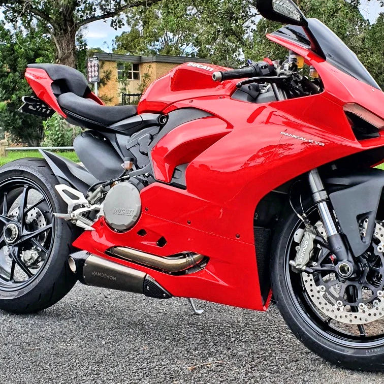 Vandemon - Ducati V2 Panigale & Streetfighter Titanium Belly Slip-On