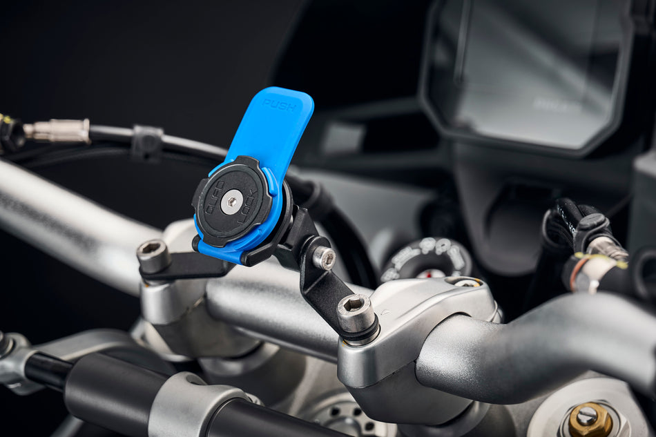 EP Quad Lock Compatible Handlebar Clamp Sat Nav Mount - Ducati DesertX (2022+)