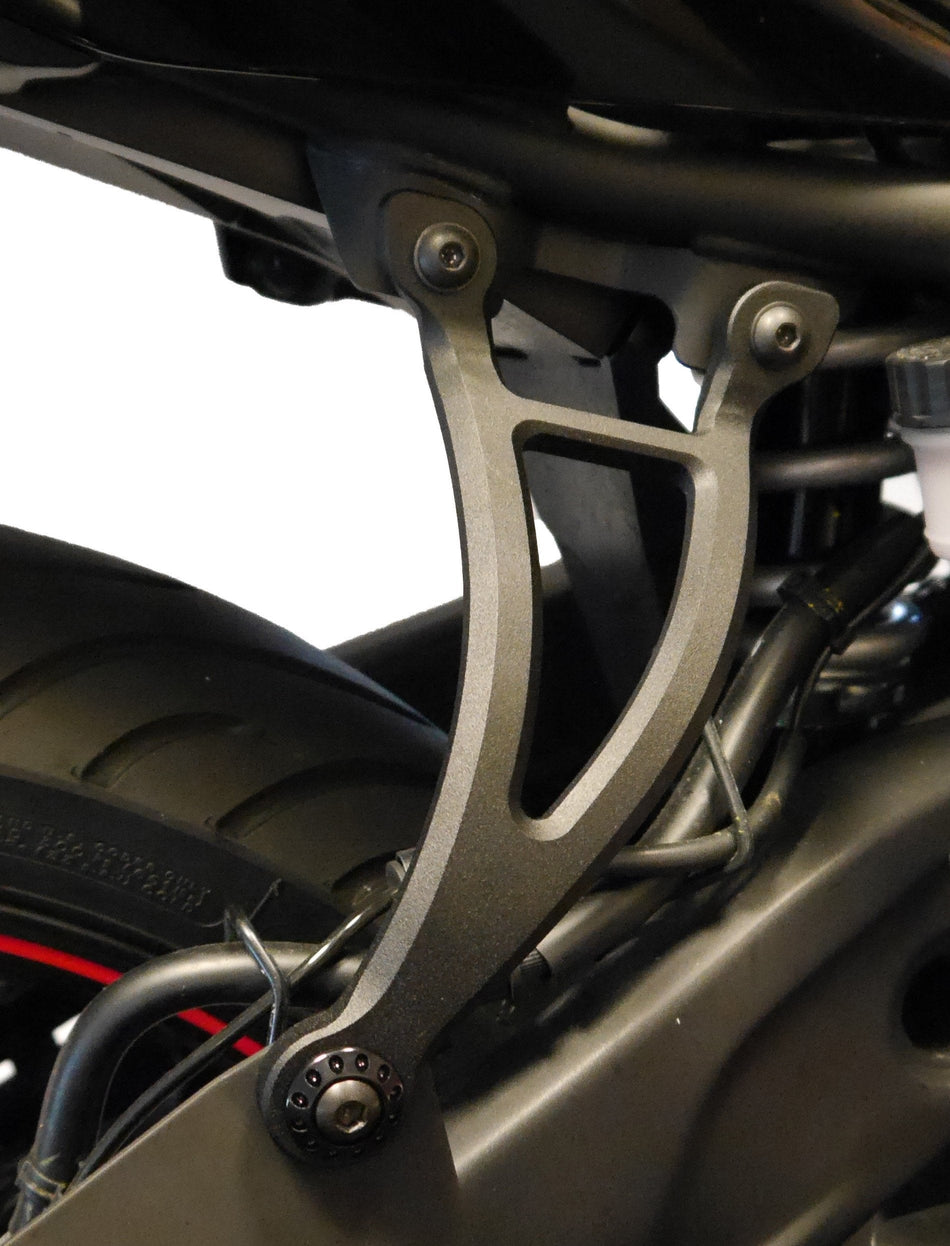 EP Yamaha YZF-R3 Exhaust Hanger & Pillion Footpeg Removal Kit (2015+)