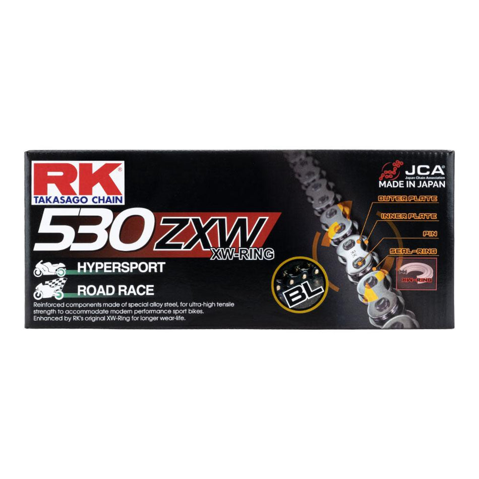 RK CHAIN 530ZXW - 120 LINK - BLACK 1