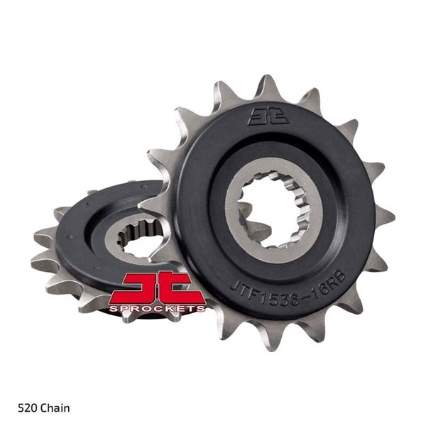 FRONT SPROCKET - STEEL W/-RUBBER CUSH 16T 520P 1