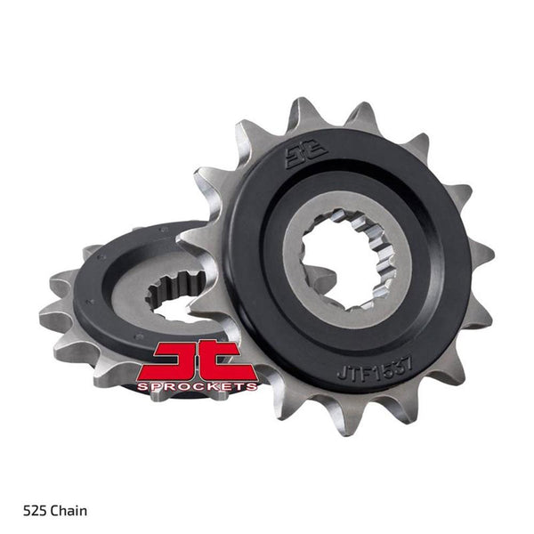 FRONT SPROCKET - STEEL W/-RUBBER CUSH 15T 525P 1