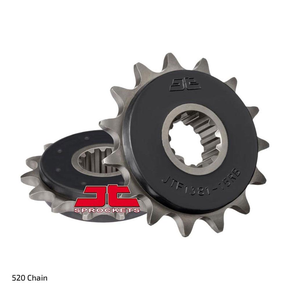 FRONT SPROCKET - STEEL W/-RUBBER CUSH 15T 520P 1