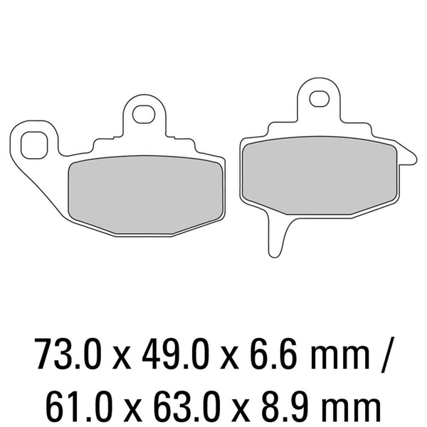 FERODO Disc Pad Set - FDB494 P Platinum Non Sintered Compound 1