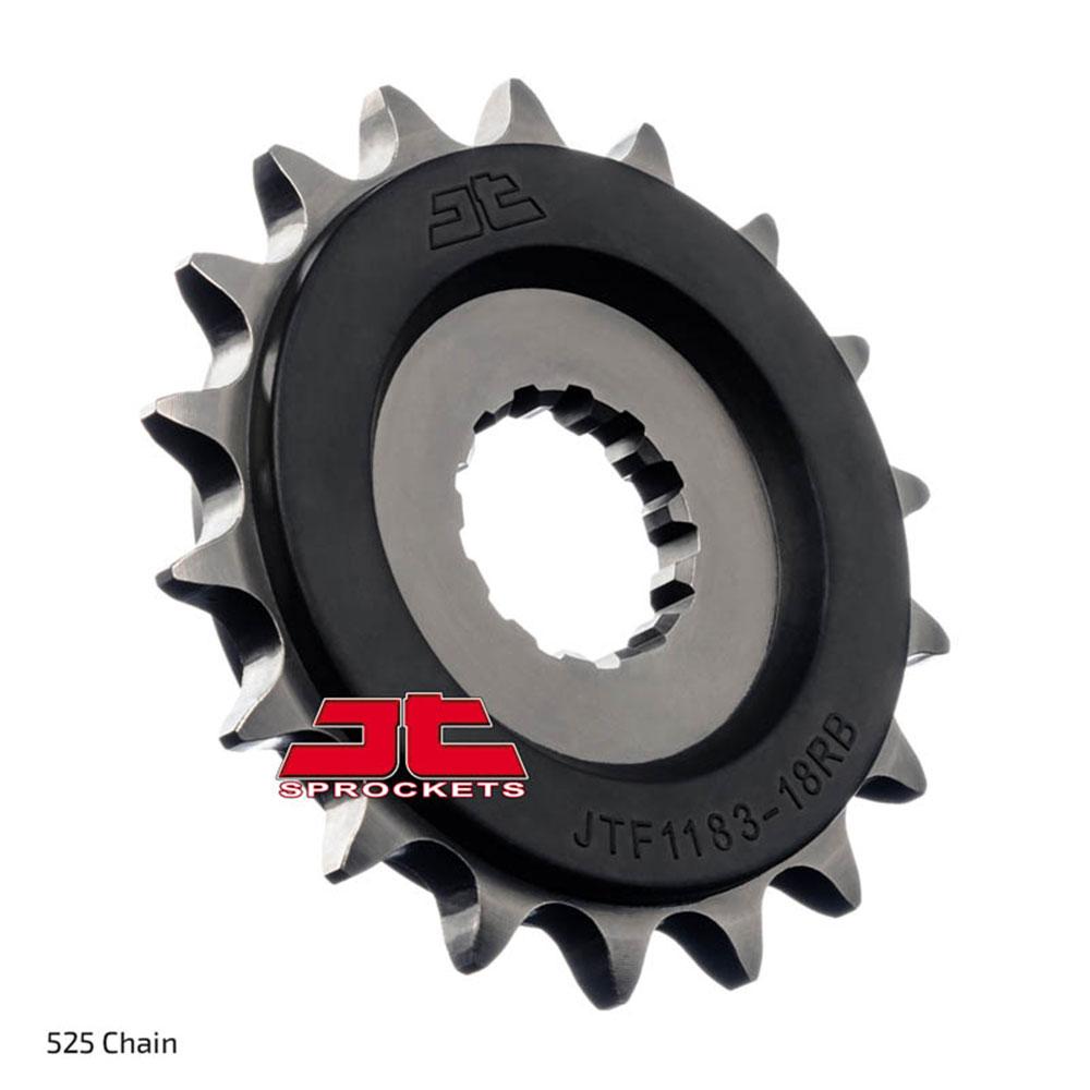 FRONT SPROCKET - STEEL W/-RUBBER CUSH 18T 525P 1