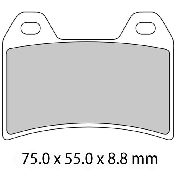 FERODO Disc Pad Set - FDB2042 ST Sinter Grip Sintered Compound - Road 1