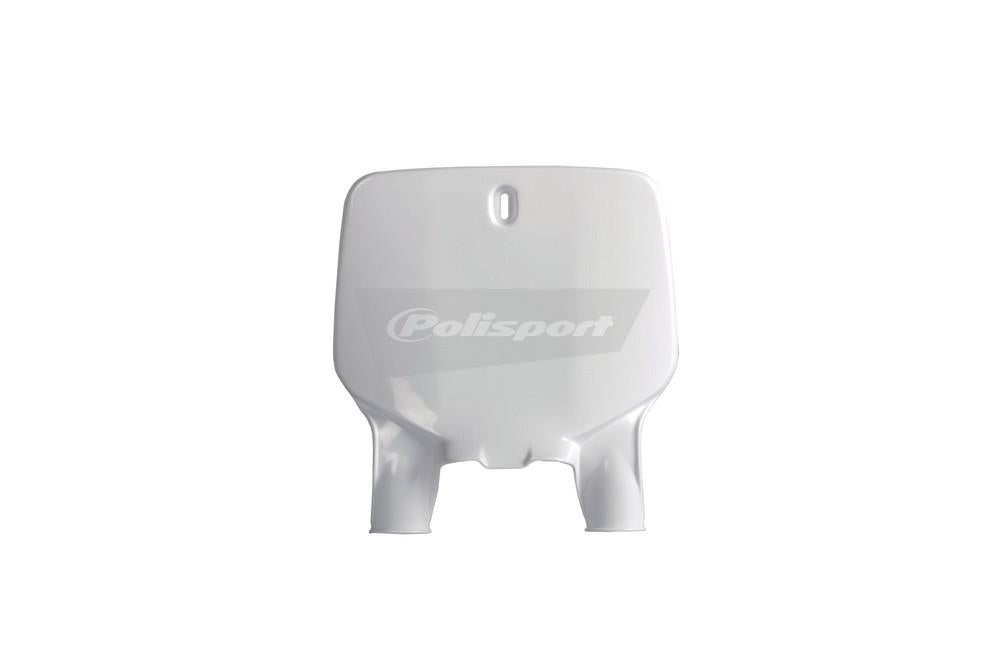 POLISPORT FRONT NUMBER PLATE KAWASAKI KX125/250 96-02 - WHITE 1