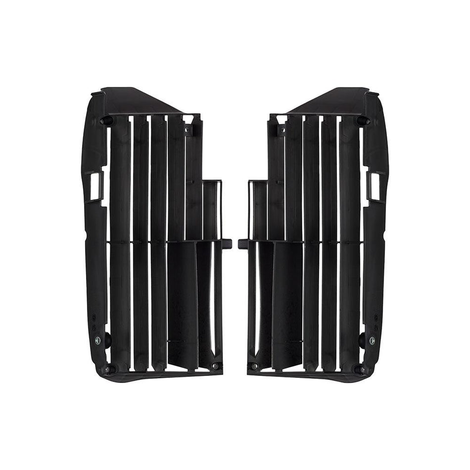 POLISPORT RADIATOR LOUVERS YAMAHA YZ250F/YZ450F 23-24 BLACK 1