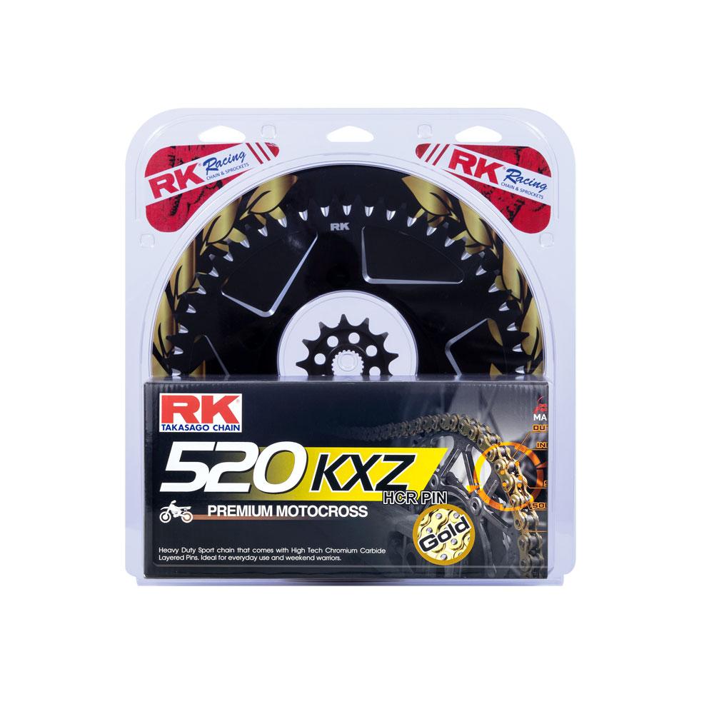 LITE PACK - RK CHAIN & SPROCKET KIT BLACK - 13/50 CRF250R 04-17 1