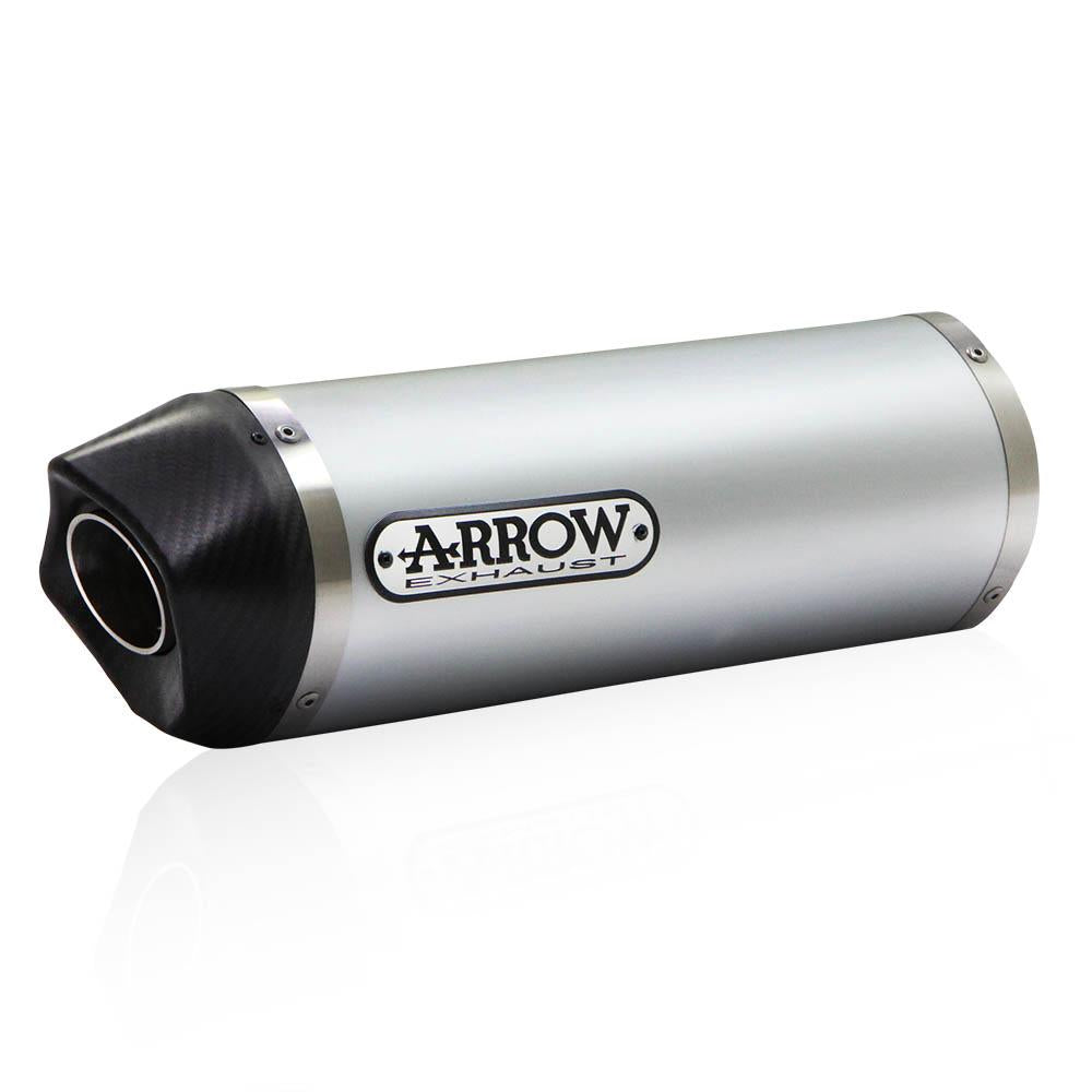 SPC - ARROW 71770AK Silencer :- RACE-TECH Aluminium Silver with Carbon End Cap - K ZX-10R 11>15 1