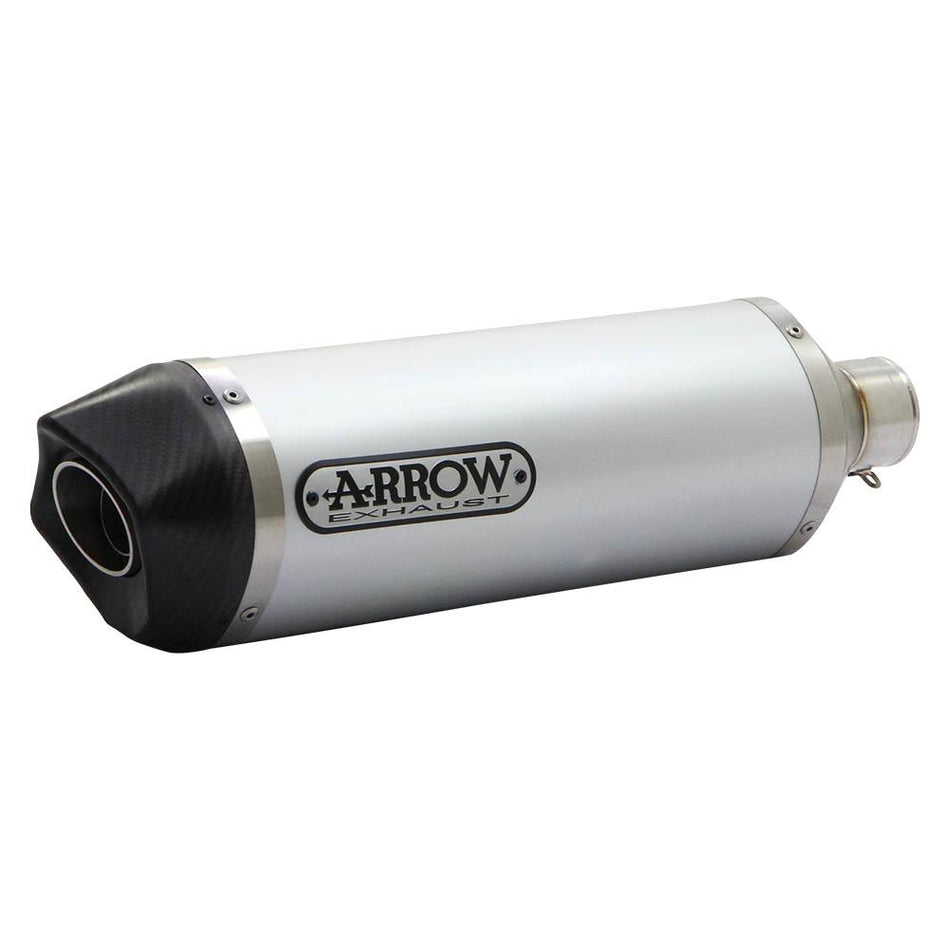 SPC - ARROW 71770AK Silencer :- RACE-TECH Aluminium Silver with Carbon End Cap - K ZX-10R 11>15 2