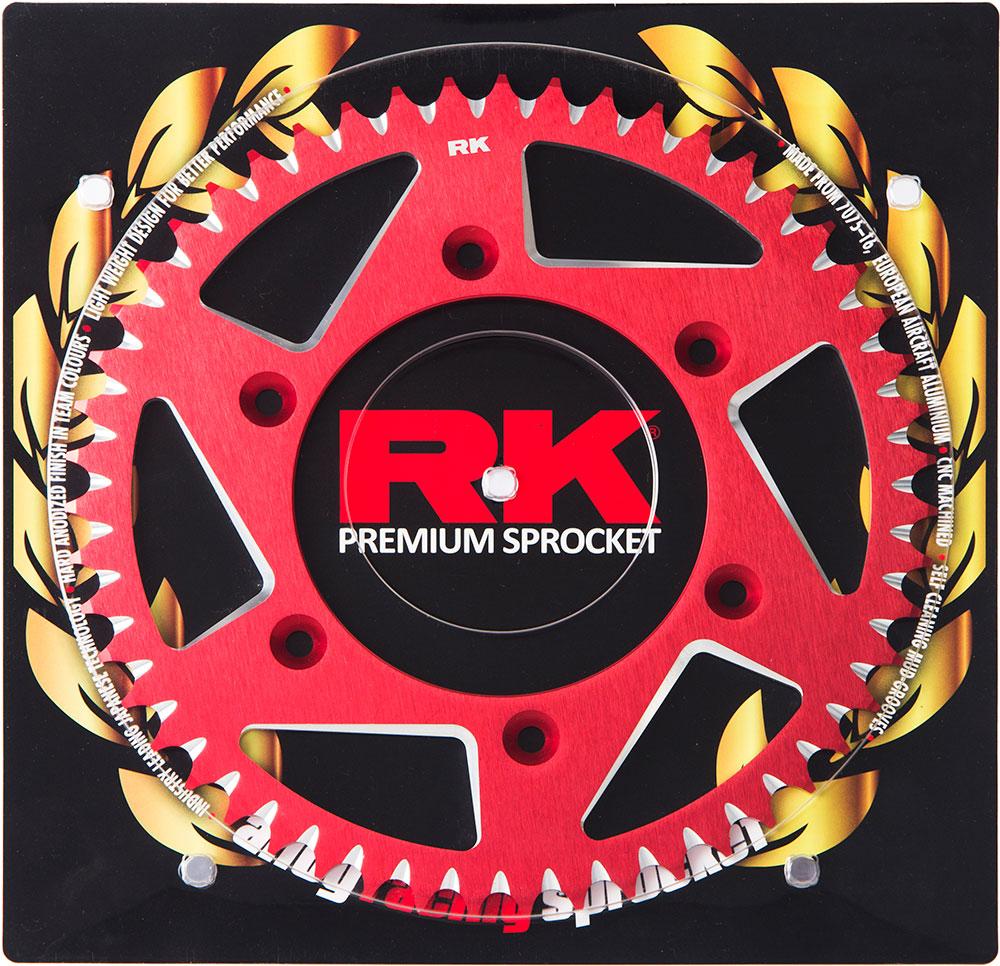 JT ALLOY RACELITE SPROCKET - 49T 520P - RED 1