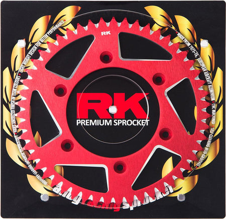 JT ALLOY RACELITE SPROCKET - 50T 520P - RED 2