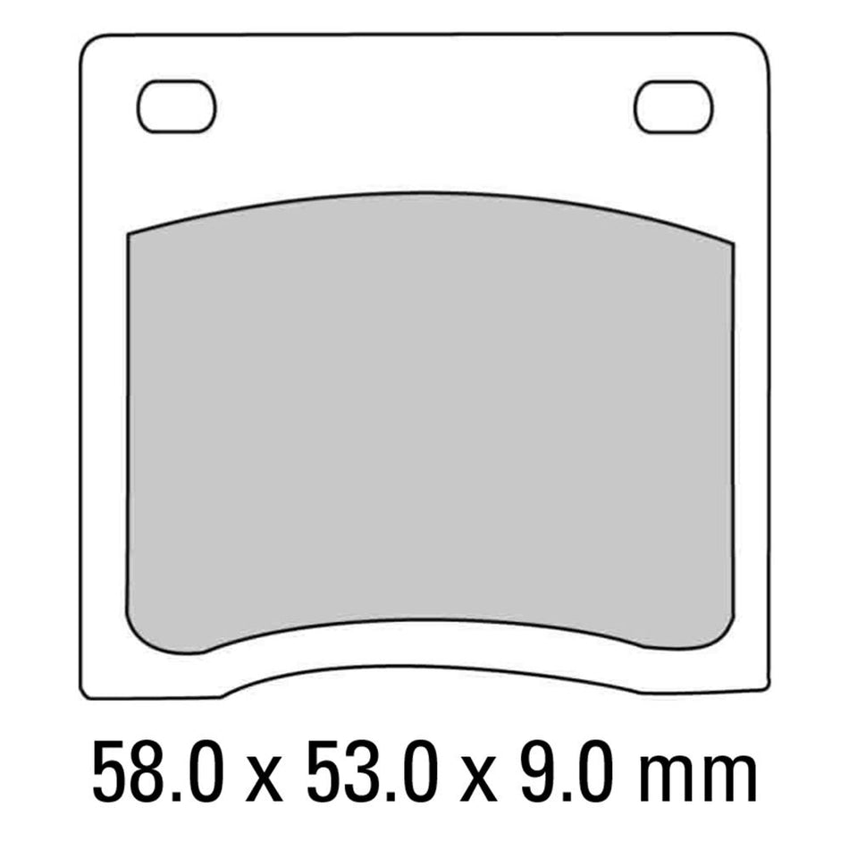 FERODO Disc Pad Set - FDB151 ST Sinter Grip Sintered Compound - Road 1