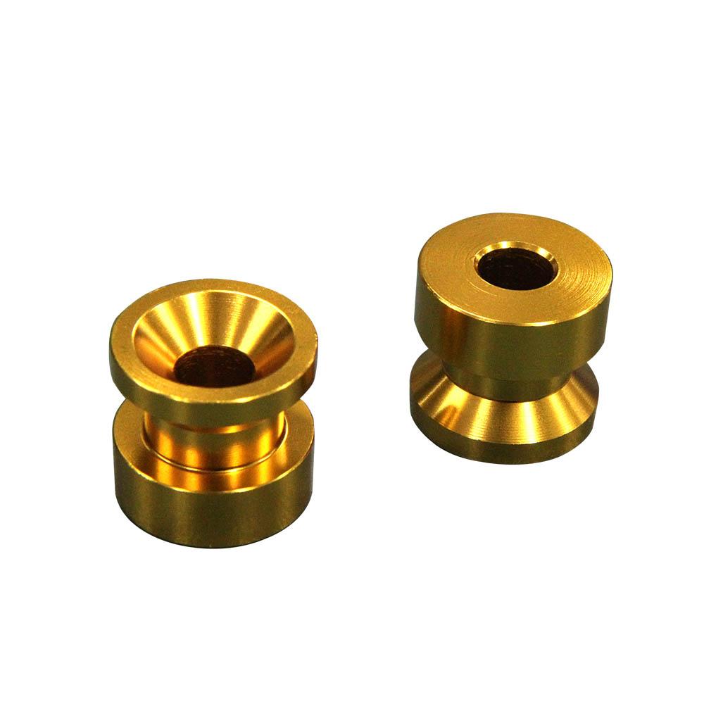 REAR STAND PICK UP KNOBS - GOLD - 8MM 1
