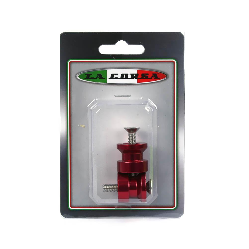 REAR STAND PICK UP KNOBS - RED - 8MM 1