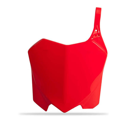 POLISPORT FRONT NUMBER PLATE CRF250R 10-13/CRF450R 09-12 - RED 1