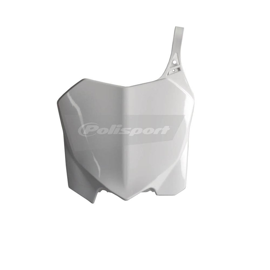 POLISPORT FRONT NUMBER PLATE CRF250R 10-13/CRF450R 09-12 - WHITE 1