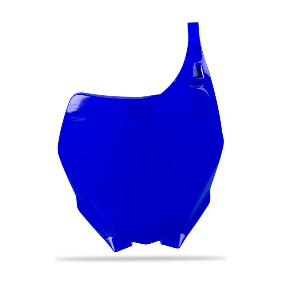 POLISPORT FRONT NUMBER PLATE YZ125/250 06-14/YZ250F/450F 06-09 - BLUE 1