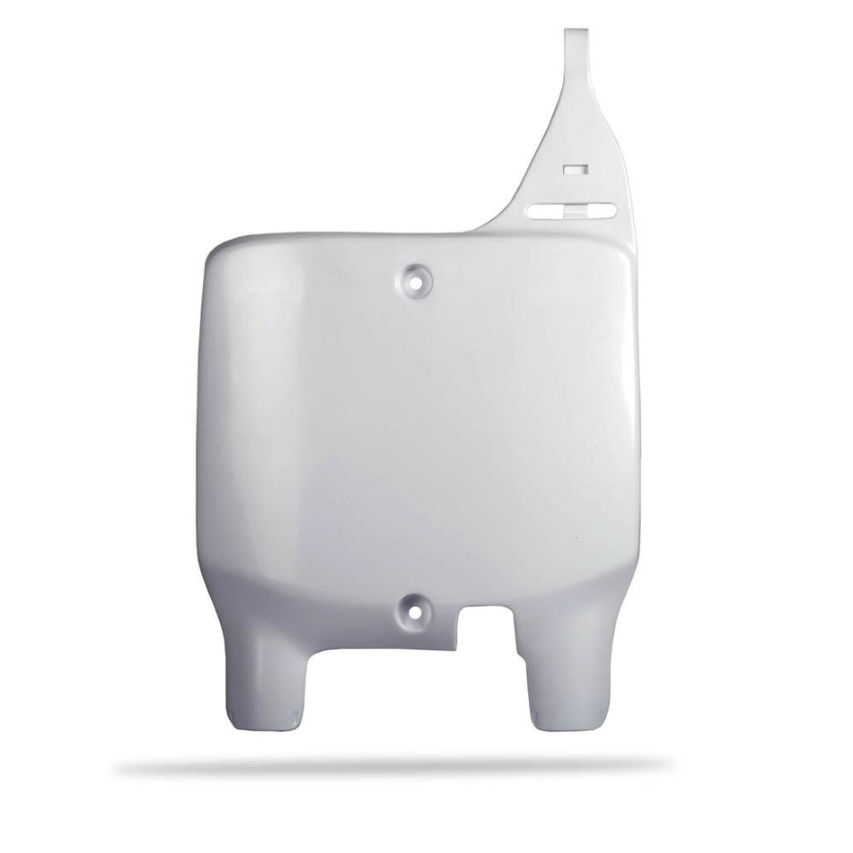 POLISPORT FRONT NUMBER PLATE SUZUKI RM125/250 99-00 - WHITE 1