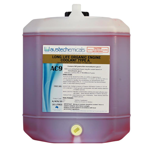 COOLANT AC-9 RED ORGANIC CONCENTRATE 20L 1