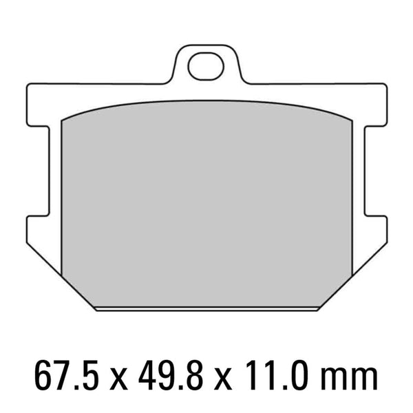 FERODO Disc Pad Set - FDB177 P Platinum Non Sintered Compound 1