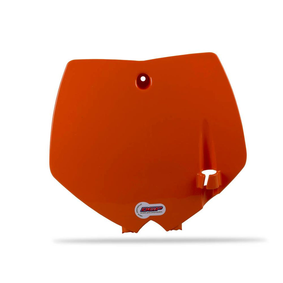 POLISPORT FRONT NUMBER PLATE KTM 65 SX 02-08 - ORANGE 2