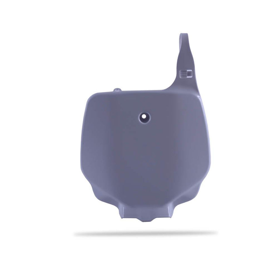 POLISPORT FRONT NUMBER PLATE KAWASAKI KX85 01-13 - WHITE 2