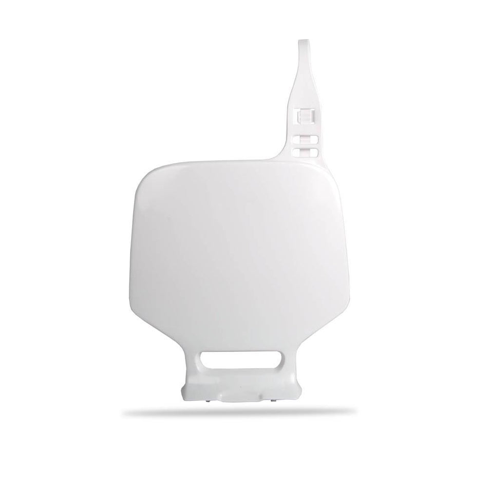 POLISPORT FRONT NUMBER PLATE YAMAHA YZ80/85 93-14 - WHITE 2