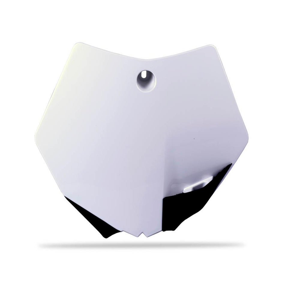 POLISPORT FRONT NUMBER PLATE KTM 65 SX 09-15 - WHITE 2