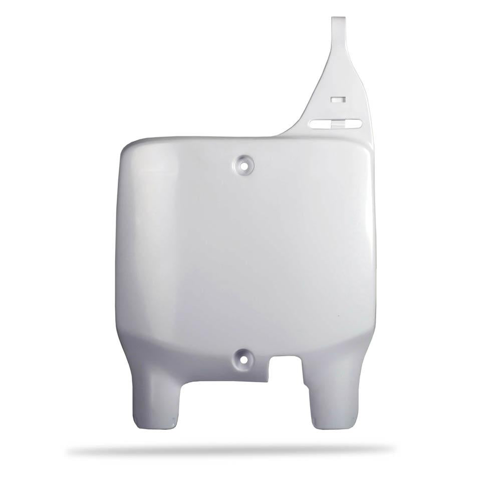 POLISPORT FRONT NUMBER PLATE SUZUKI RM125/250 99-00 - WHITE 2