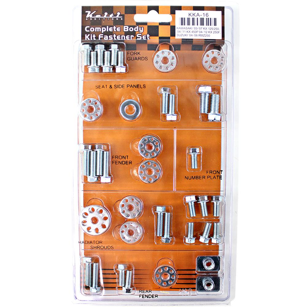 KEITI - COMPLETE BODY KIT FASTENER SET - KAWASAKI 1