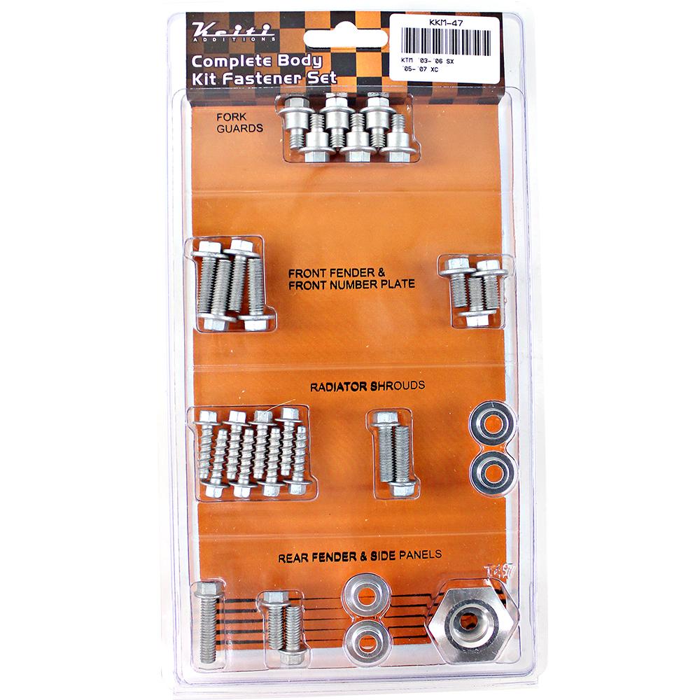 KEITI - COMPLETE BODY KIT FASTENER SET - KTM 1