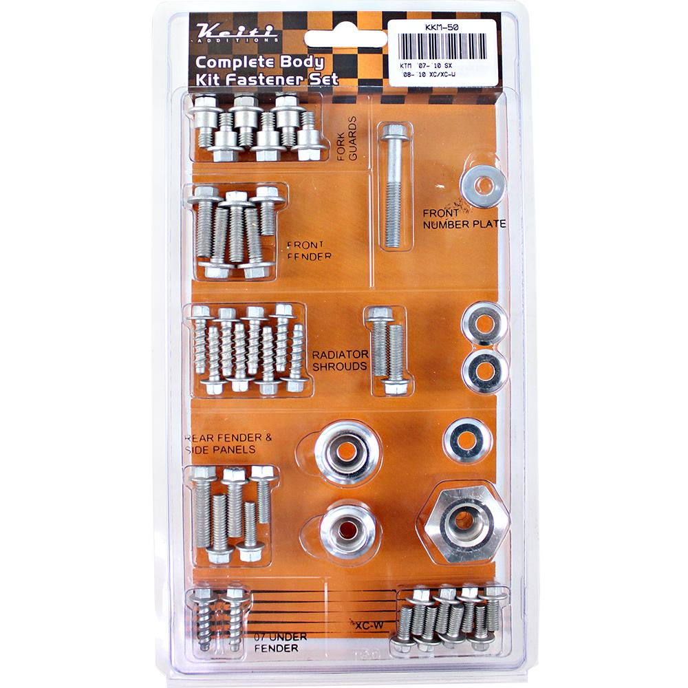 KEITI - COMPLETE BODY KIT FASTENER SET - KTM 1