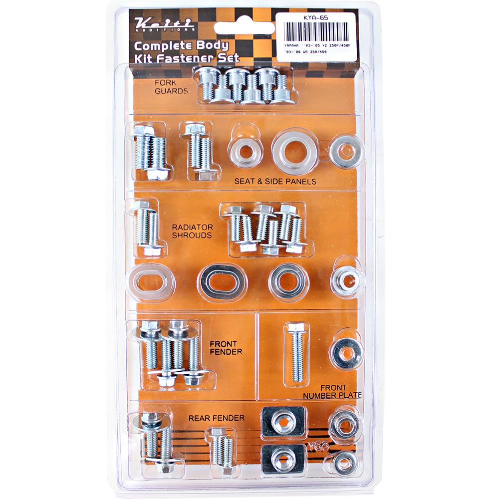 KEITI - COMPLETE BODY KIT FASTENER SET - YAMAHA 1