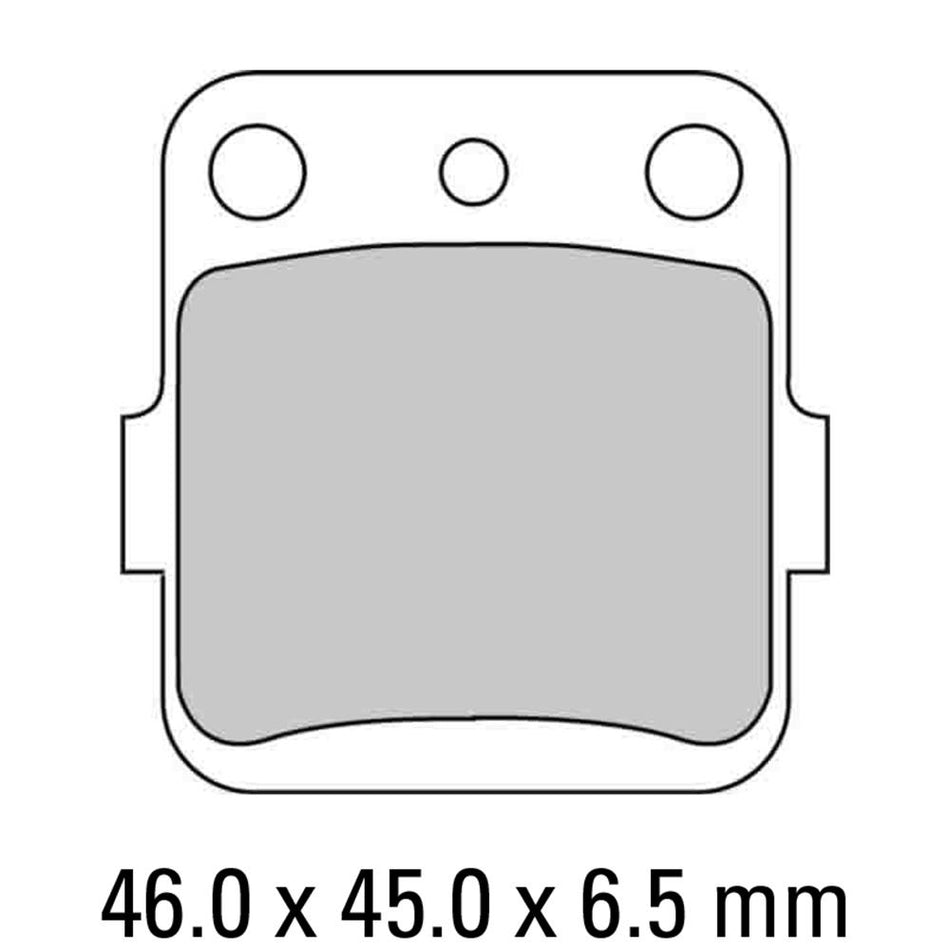 FERODO Disc Pad Set - FDB661 SG Sinter Grip Sintered Compound - Off-Road 1