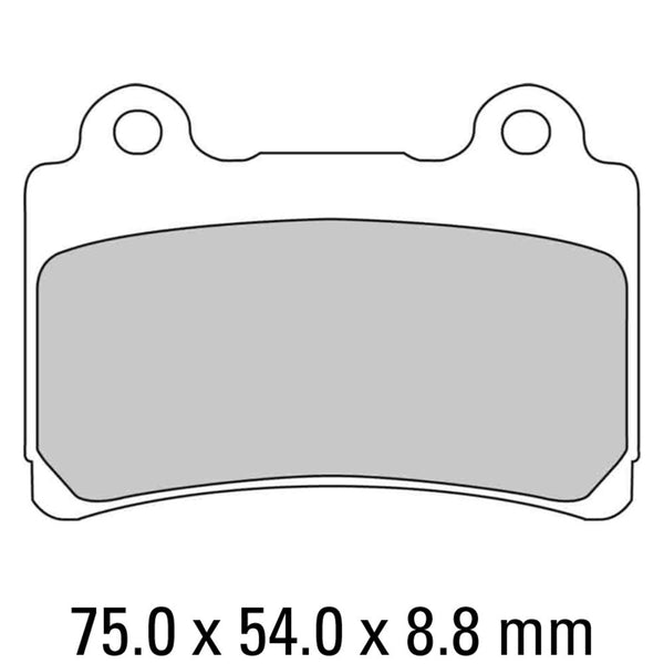 FERODO Disc Pad Set - FDB662 P Platinum Non Sintered Compound 1