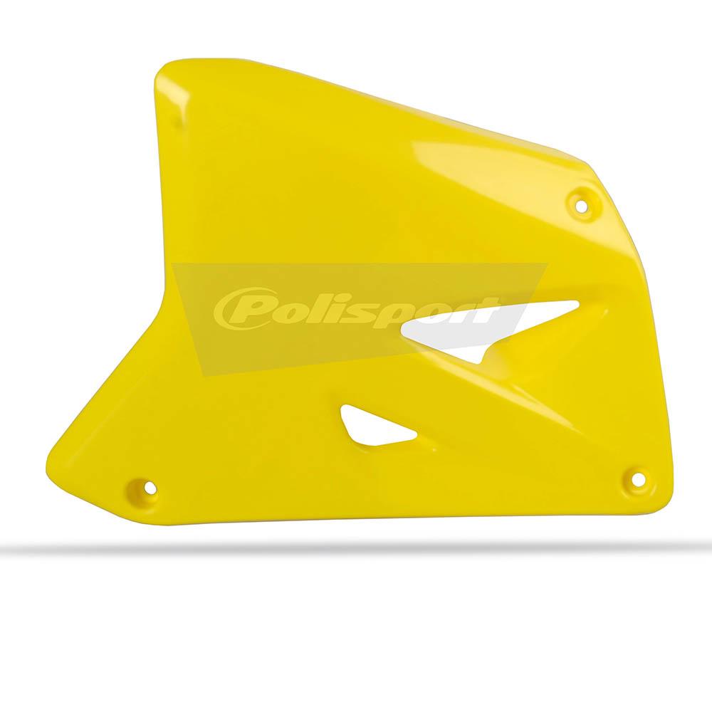 POLISPORT RADIATOR SHROUDS SUZUKI RM85 02-17 - YELLOW 1