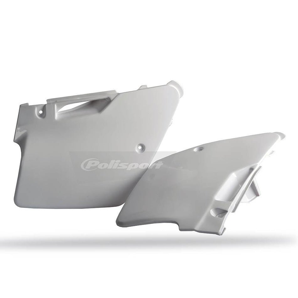 POLISPORT SIDE COVERS KAWASAKI KX 125/250 94-98 - WHITE 1