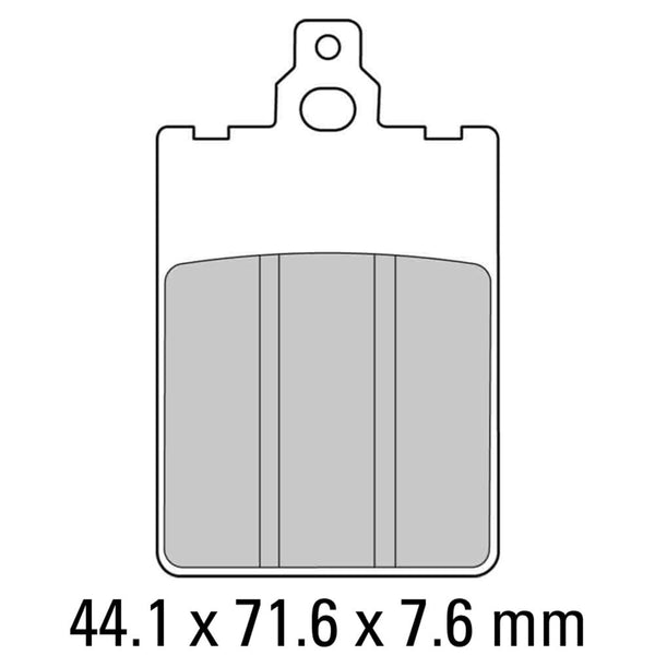 FERODO Disc Pad Set - FDB698 P Platinum Non Sintered Compound 1