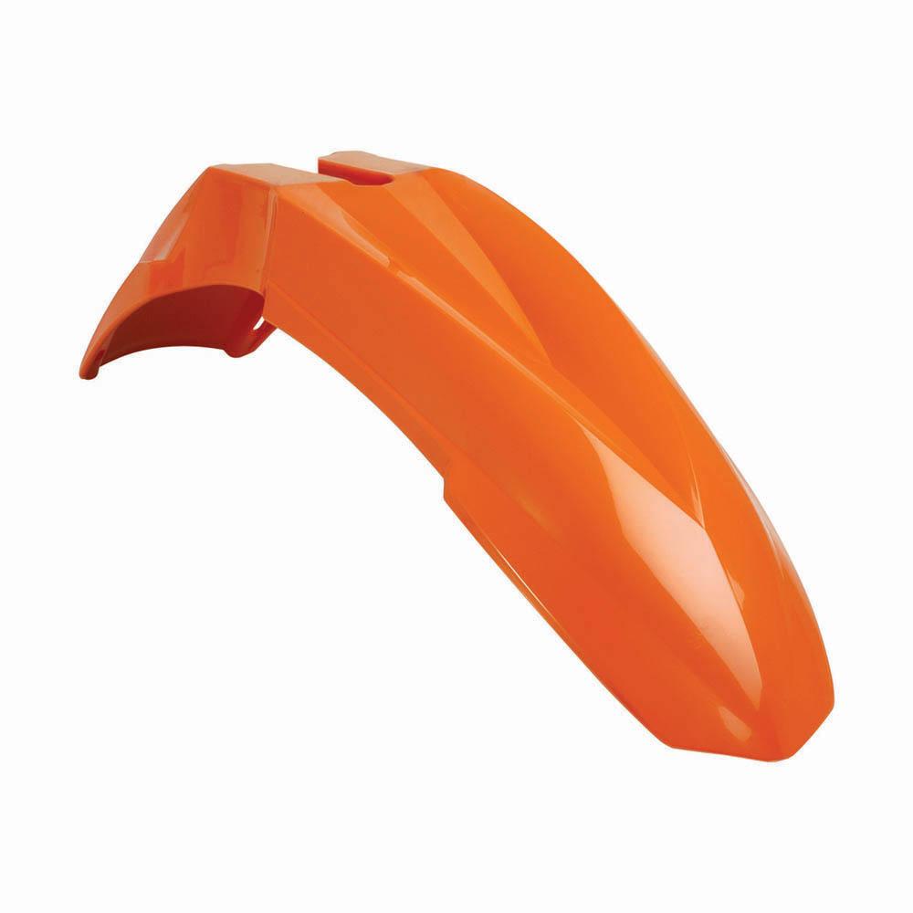 POLISPORT UNIVERSAL SUPERMOTARD FRONT FENDER - KTM ORANGE 1