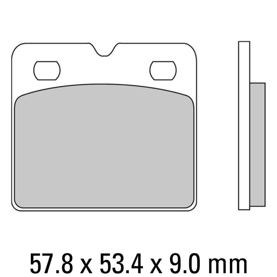 FERODO Disc Pad Set - FDB736 P Platinum Non Sintered Compound 1