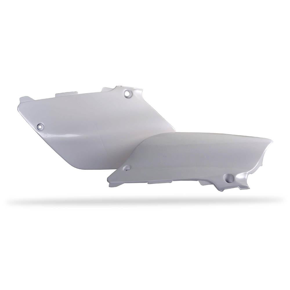 POLISPORT SIDE COVERS YAMAHA YZ125/250 02-14 - WHITE 1