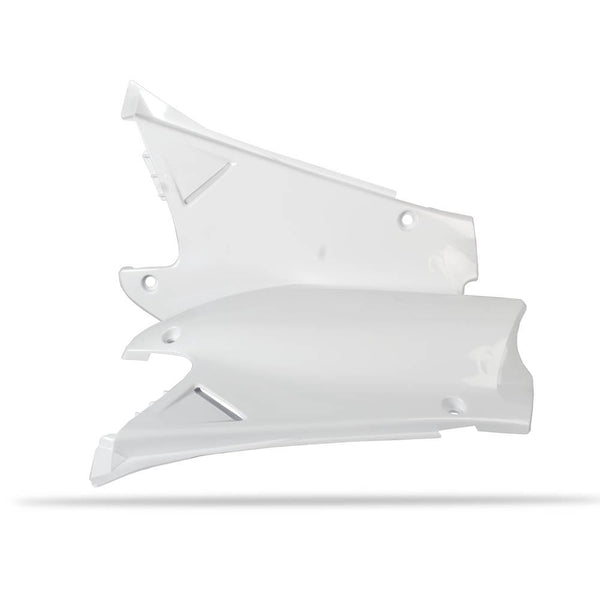 POLISPORT SIDE COVERS HONDA CR125/250 00-01 - WHITE 1