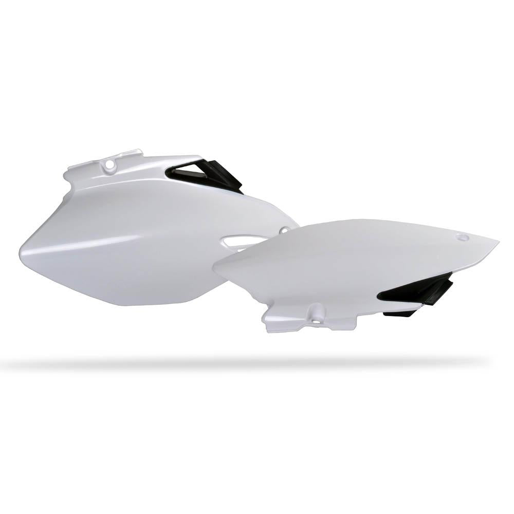 POLISPORT SIDE COVERS YAMAHA YZ250F/450F 06-09 - WHITE 1