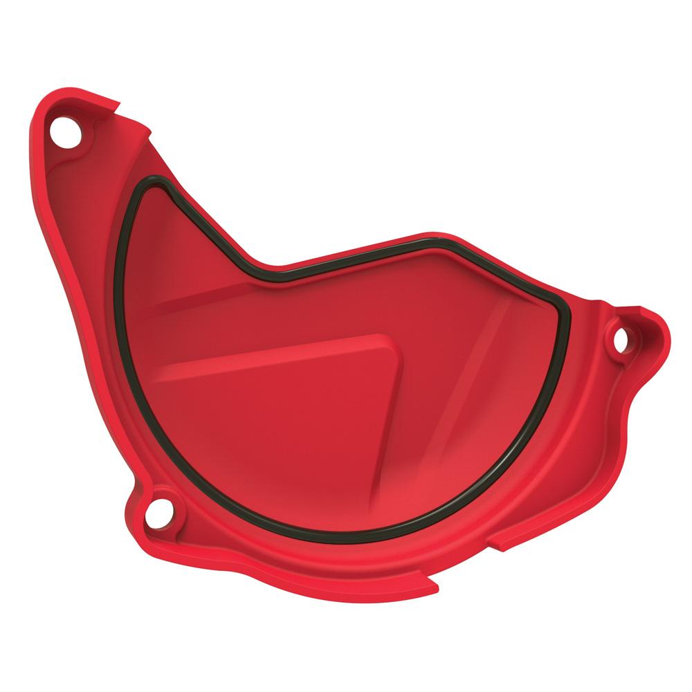 POLISPORT CLUTCH COVER PROTECTOR HONDA CRF450R 10-16 - RED 2