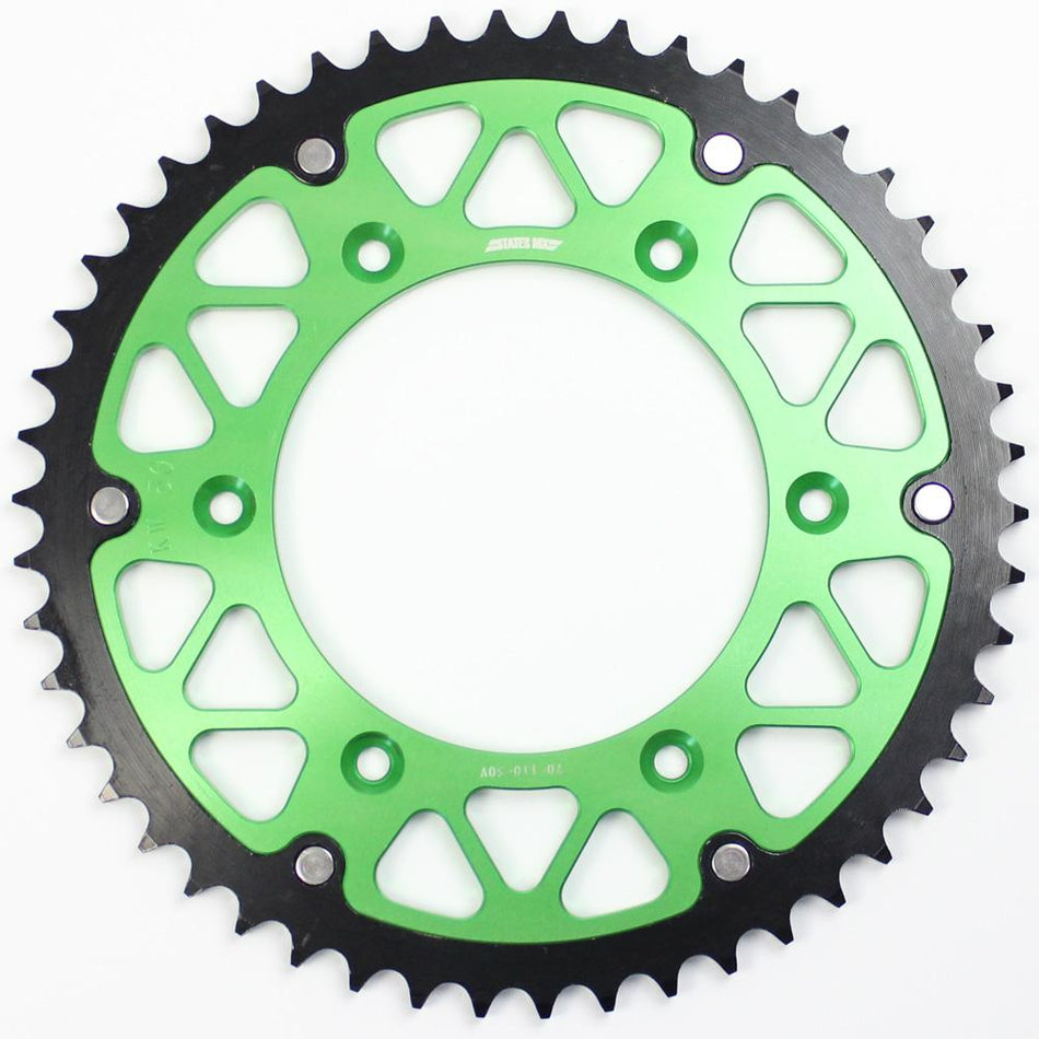 STATES MX FUSION SPROCKET - KAWASAKI - GREEN 1