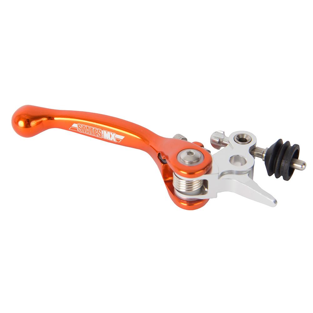 STATES MX FRONT BRAKE LEVER - STD FLEX - KTM - ORANGE (FORMULA MASTER CYLINDER) 1